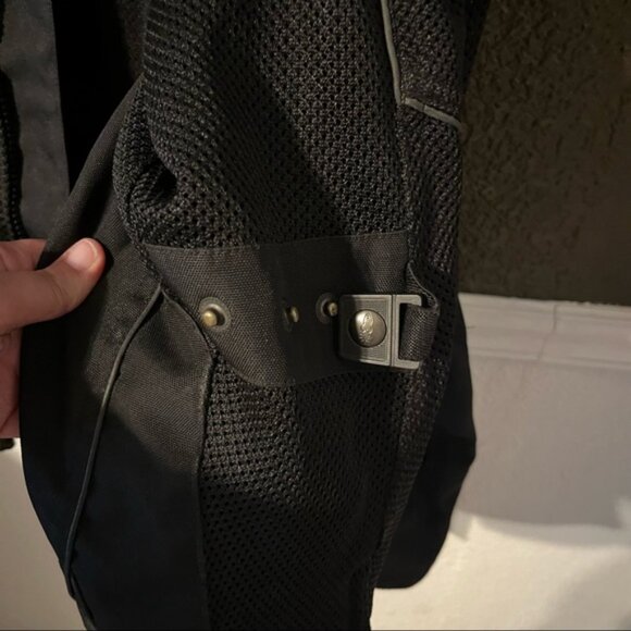 Black Joe Rocket Zip Up Armored Motorcycle Jacket, Size 5XL - Picture 7 of 14